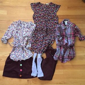 Crazy 8 lot. EUC except pilling on nylon tights